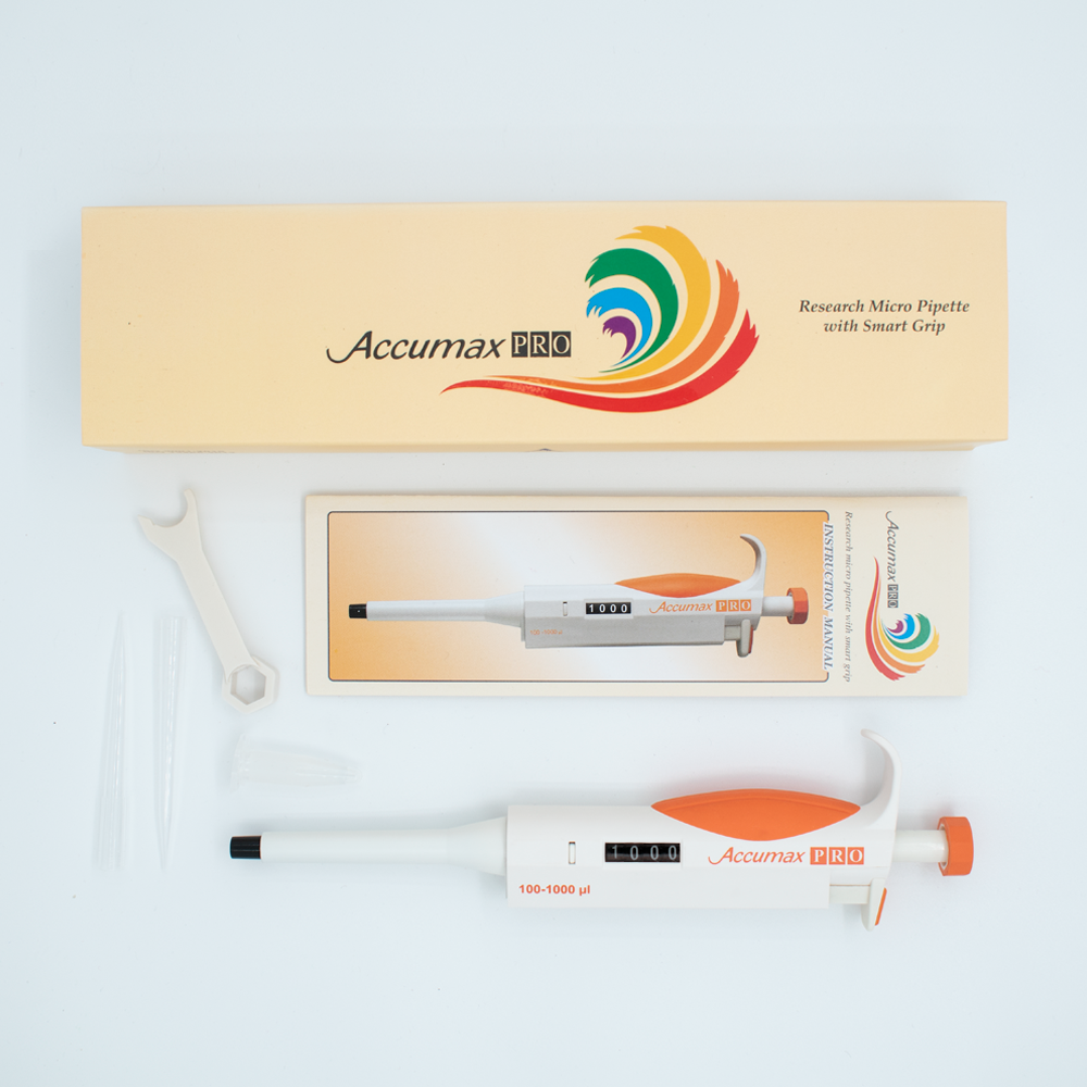Accumax PRO VARIABLE Volume MicroPipette (100-1000 microlitros)