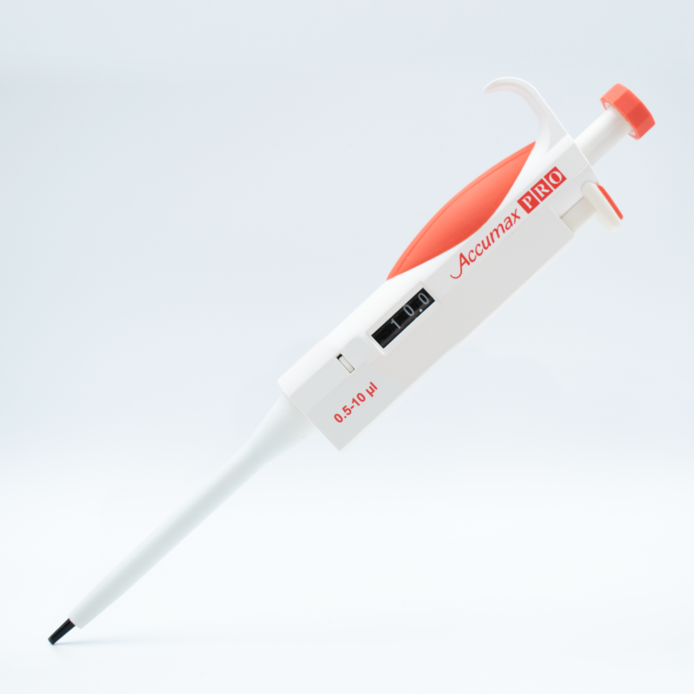 Accumax PRO VARIABLE Volume MicroPipette (0.5-10 microlitros)